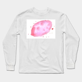 Bright spot color. Watercolor, art decoration, sketch. Illustration hand drawn modern painting Long Sleeve T-Shirt